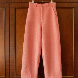 Pink Wool Trousers