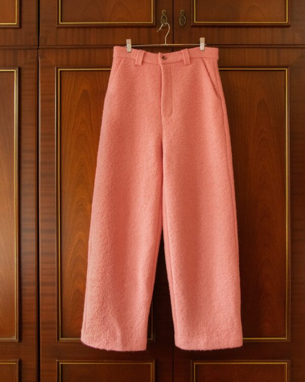 Pink Wool Trousers