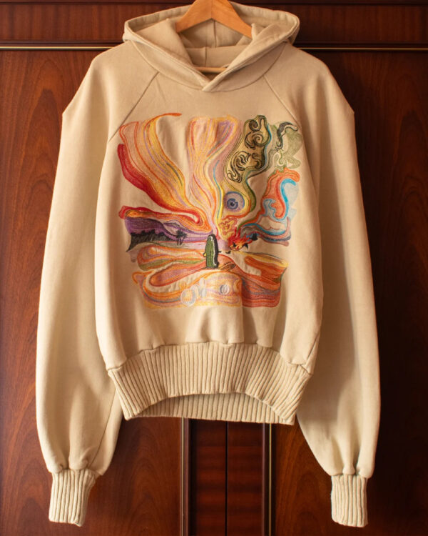 House Of Errors Multi Cream Hoodie